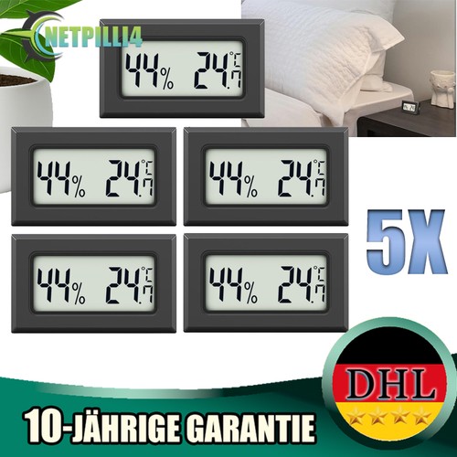 5pcs thermo hygrometer - thermo, mini