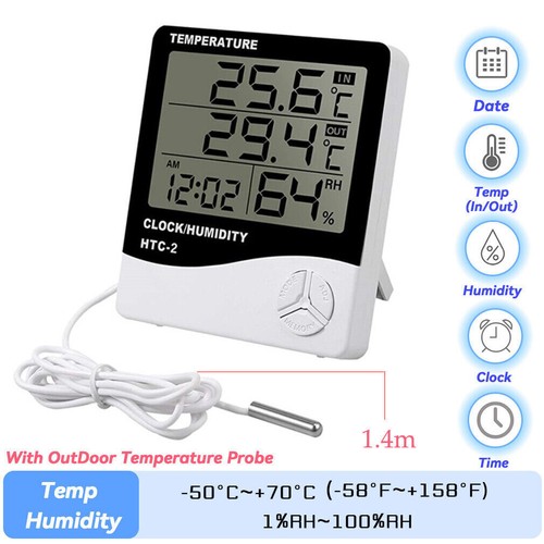 Lcd wetterstation thermometer - wetterstation,